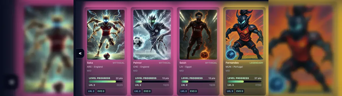 Powered monster cards preview